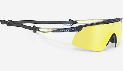 Превью  Велоочки RUDY PROJECT Turbolence Crystal Blue/Apple Green, Линзы: Multilaser Yellow (SP890502-0000)